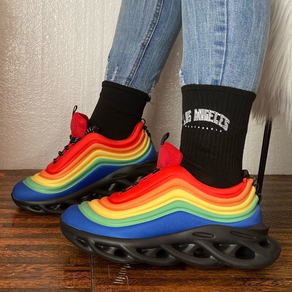 Rainbow High Rise Sneakers - Picture 2 of 6
